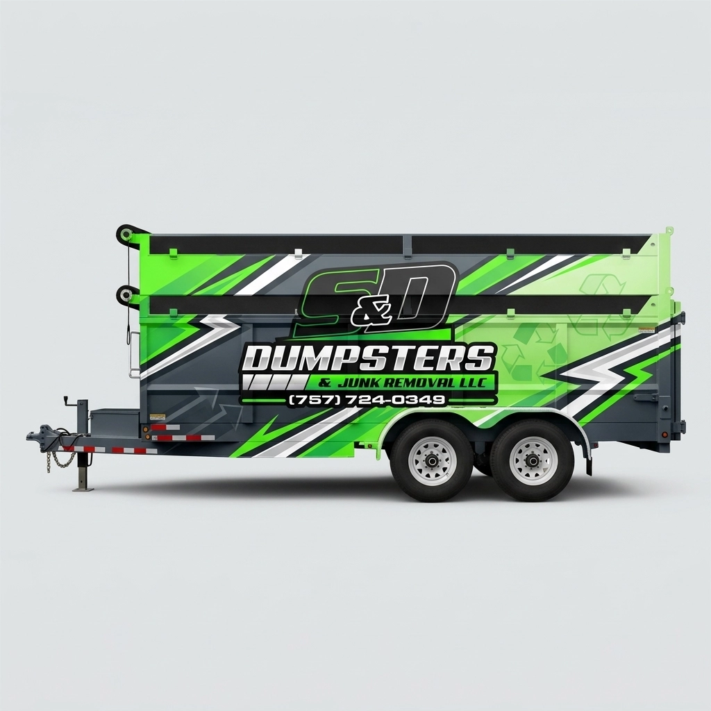 Dump Trailer wrap concept