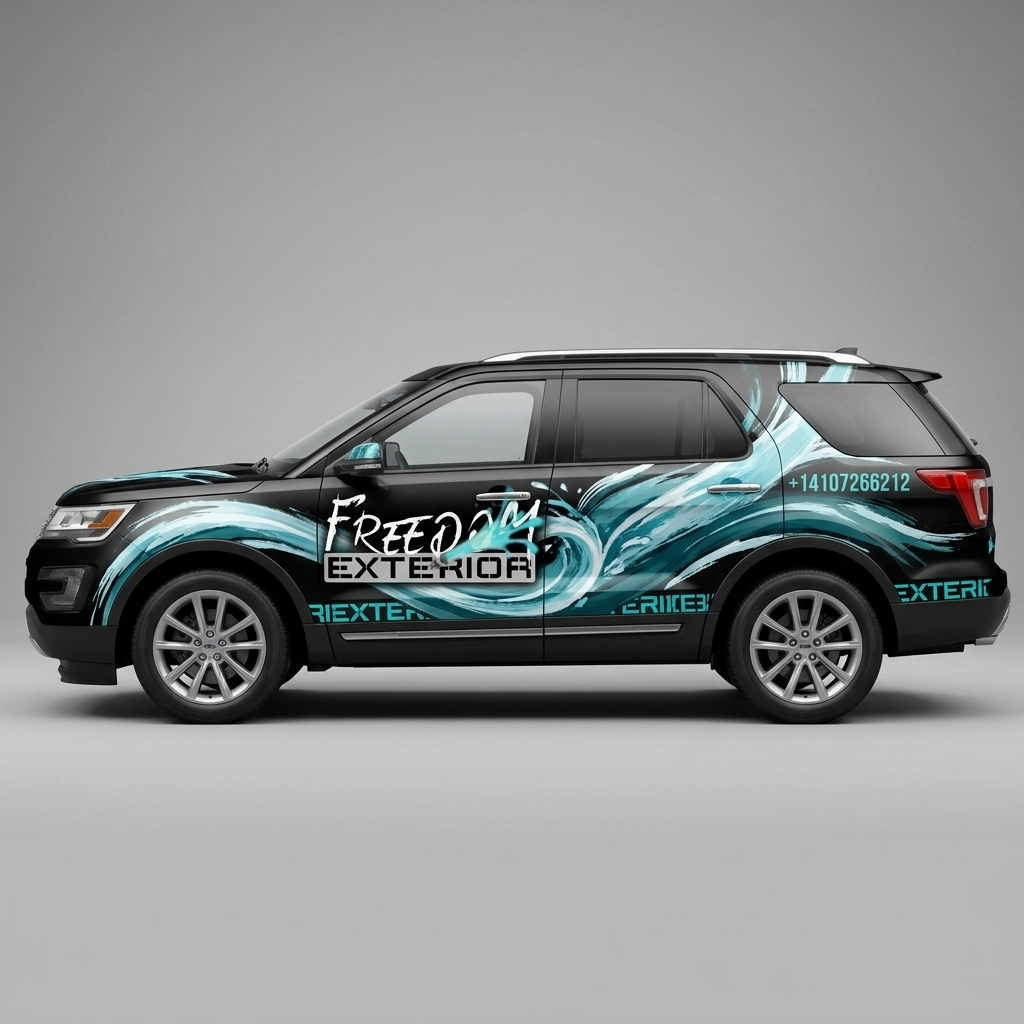 2017 Ford Explorer XLT wrap concept