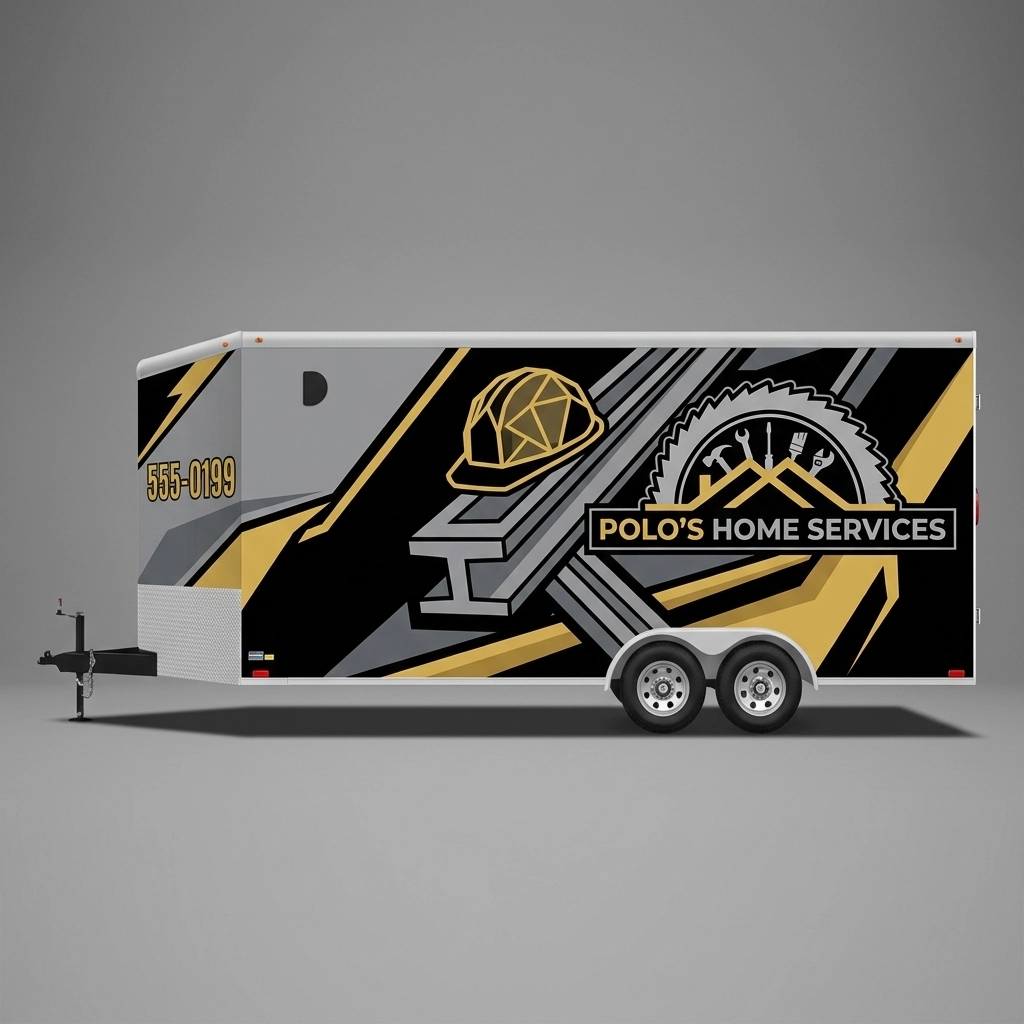 V-Nose Trailer wrap concept