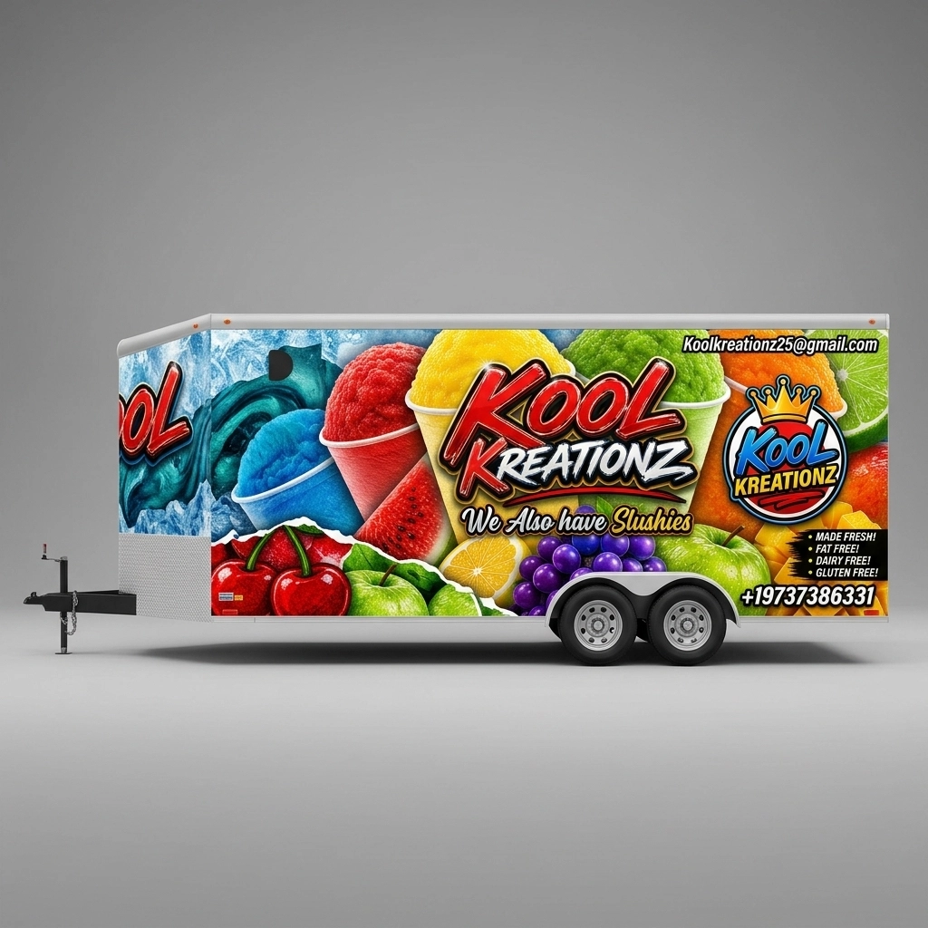 V-Nose Trailer wrap concept