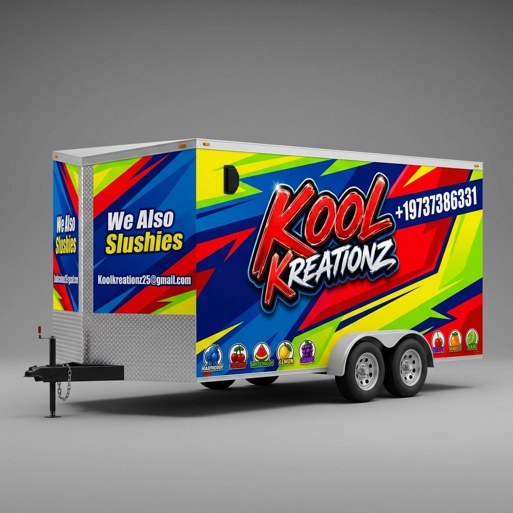 V-Nose Trailer wrap concept