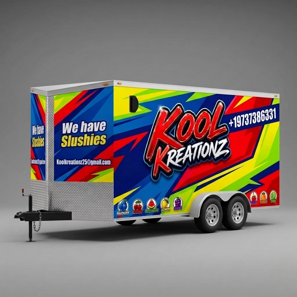 V-Nose Trailer wrap concept