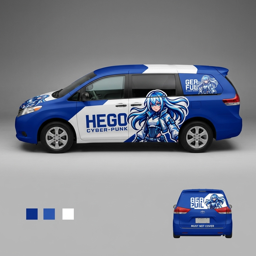 2012 Toyota Sienna Base wrap concept