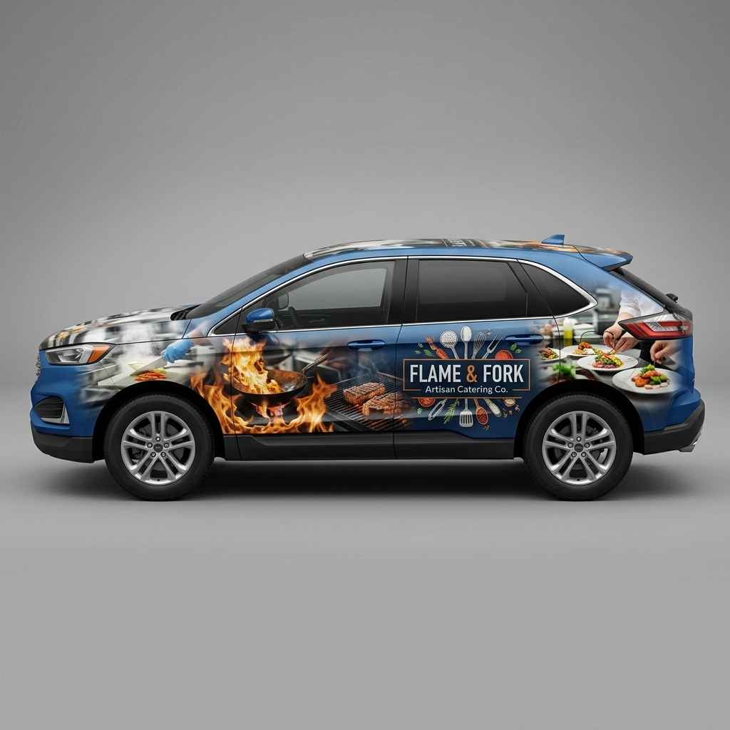 2022 Ford Edge SEL wrap concept