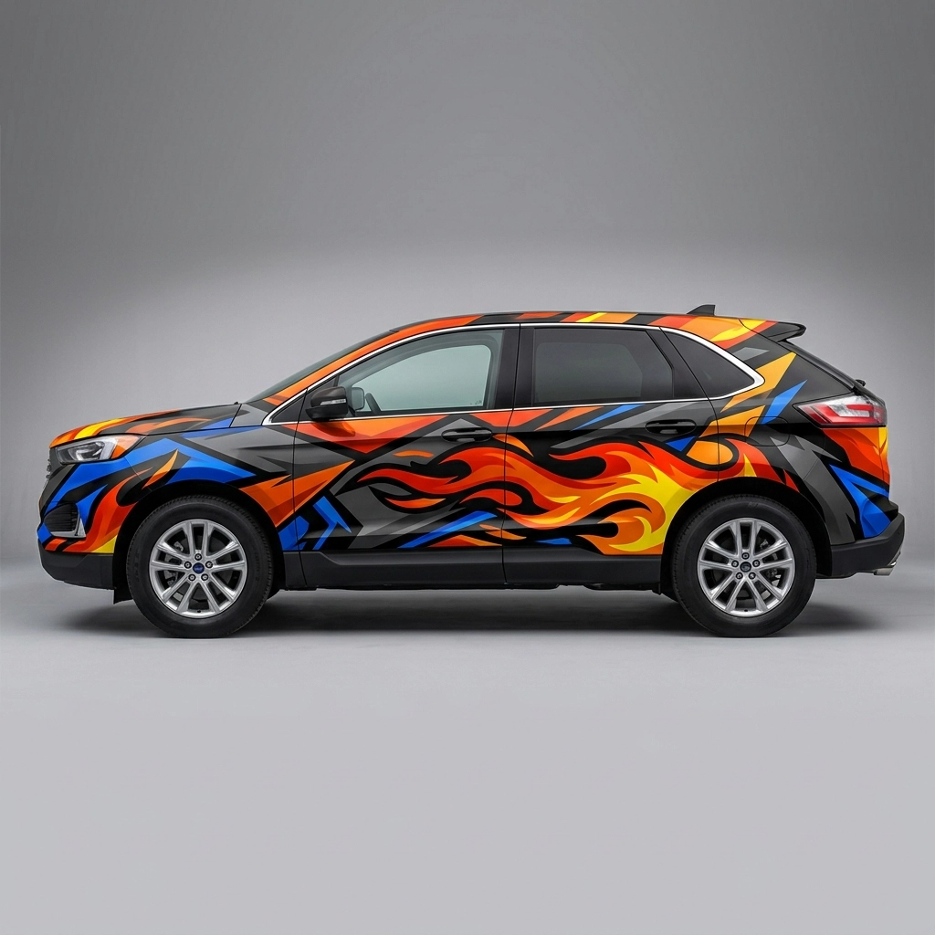 2022 Ford Edge SEL wrap concept