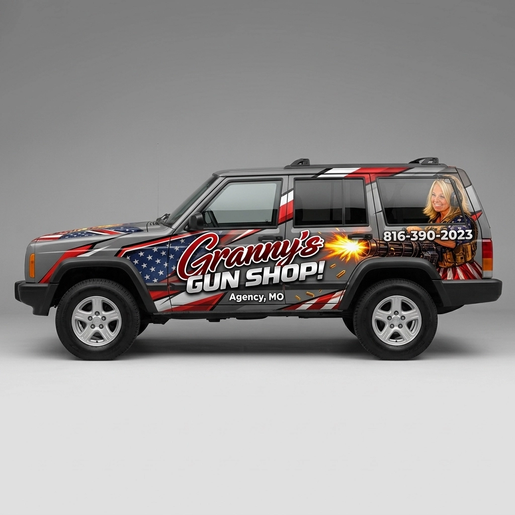 1999 Jeep Cherokee Sport wrap concept