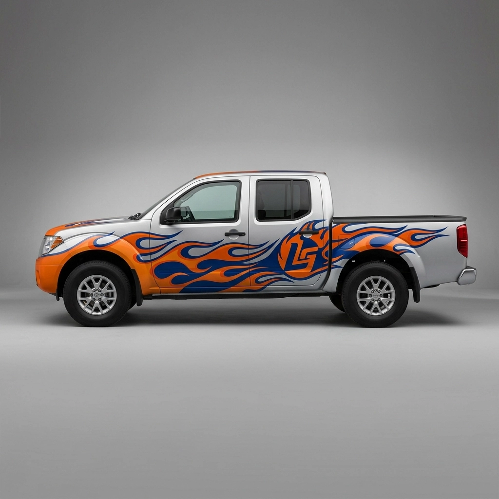 2014 Nissan Frontier SV wrap concept