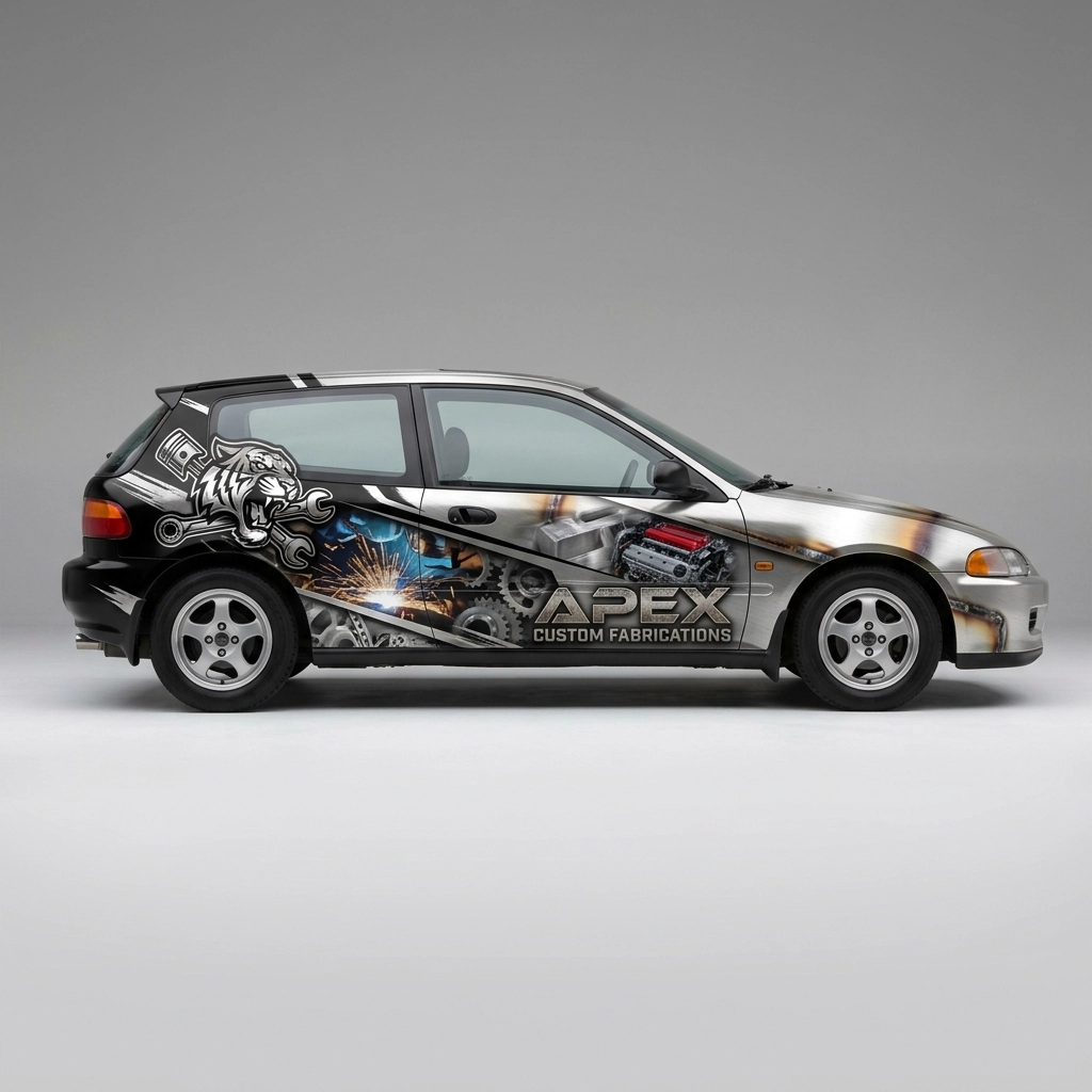 1992 Honda Civic VX wrap concept