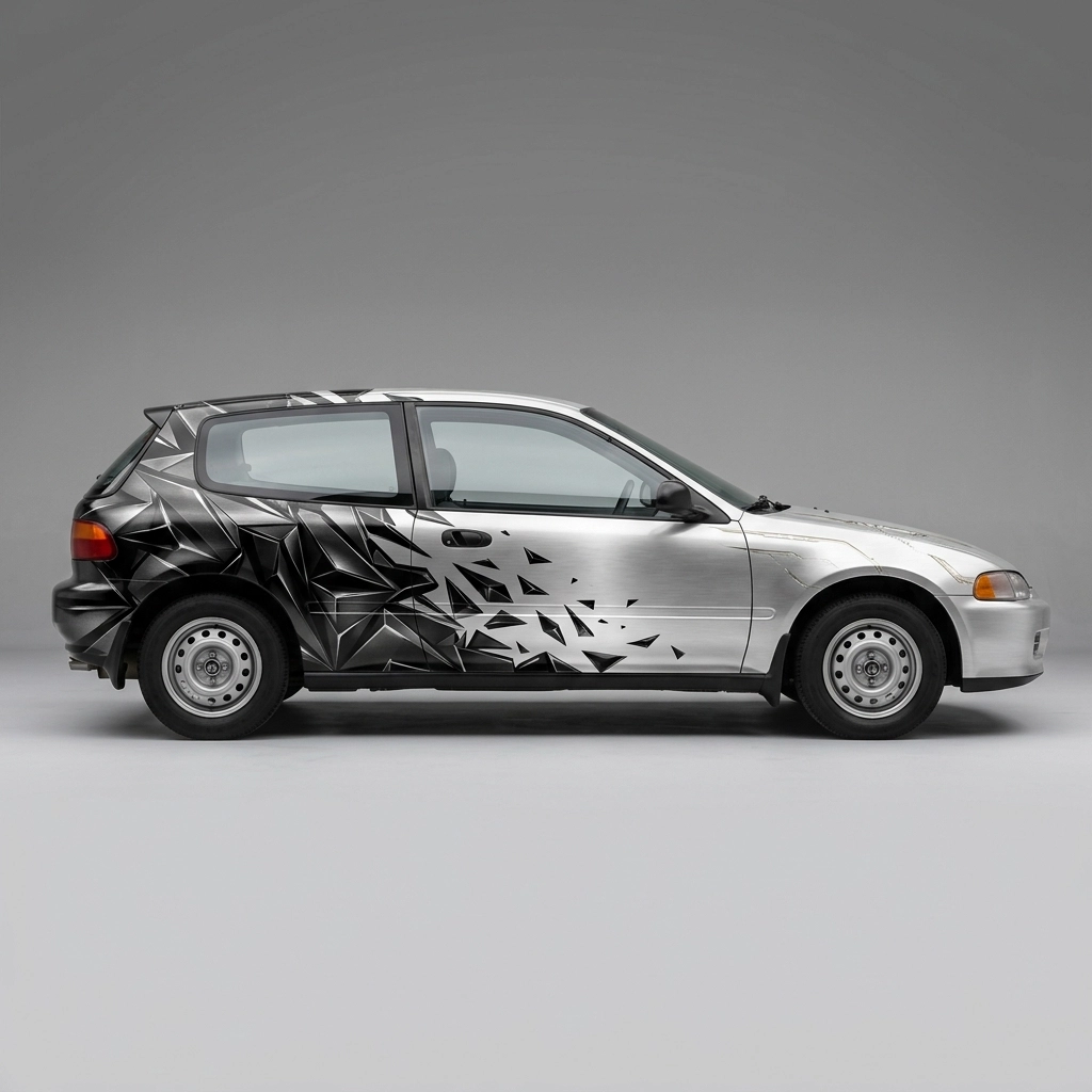 1992 Honda Civic VX wrap concept