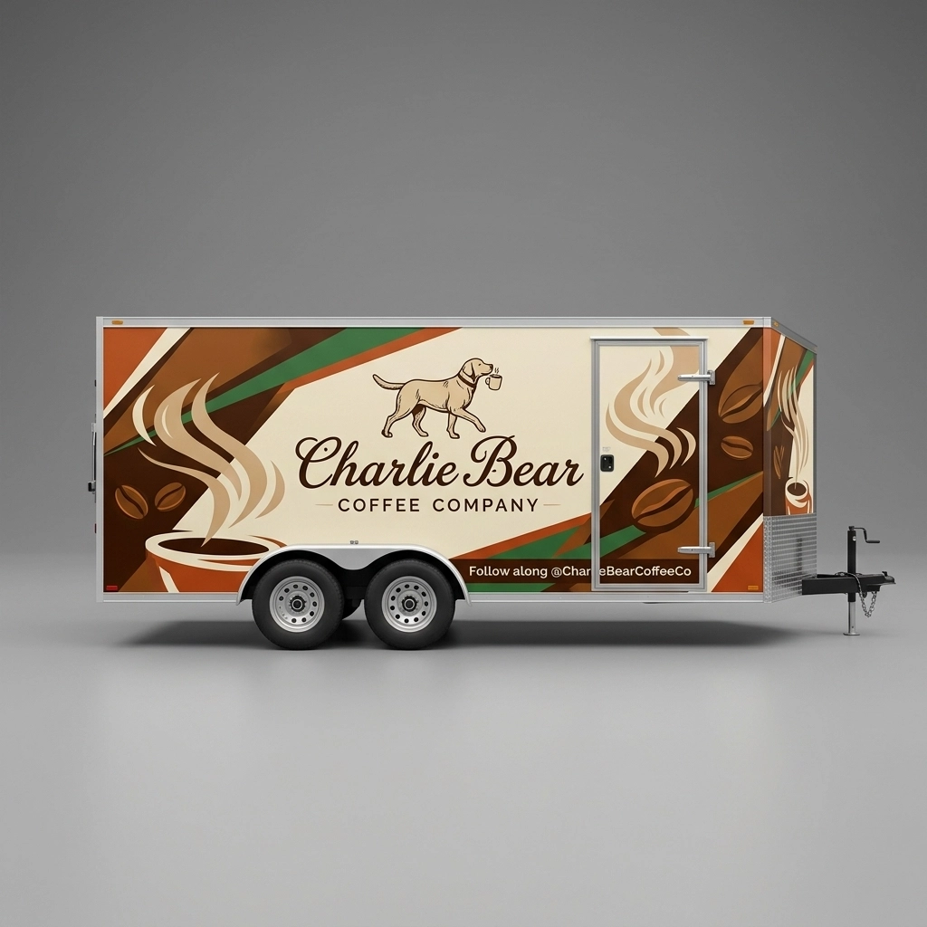Flat Nose Trailer wrap concept