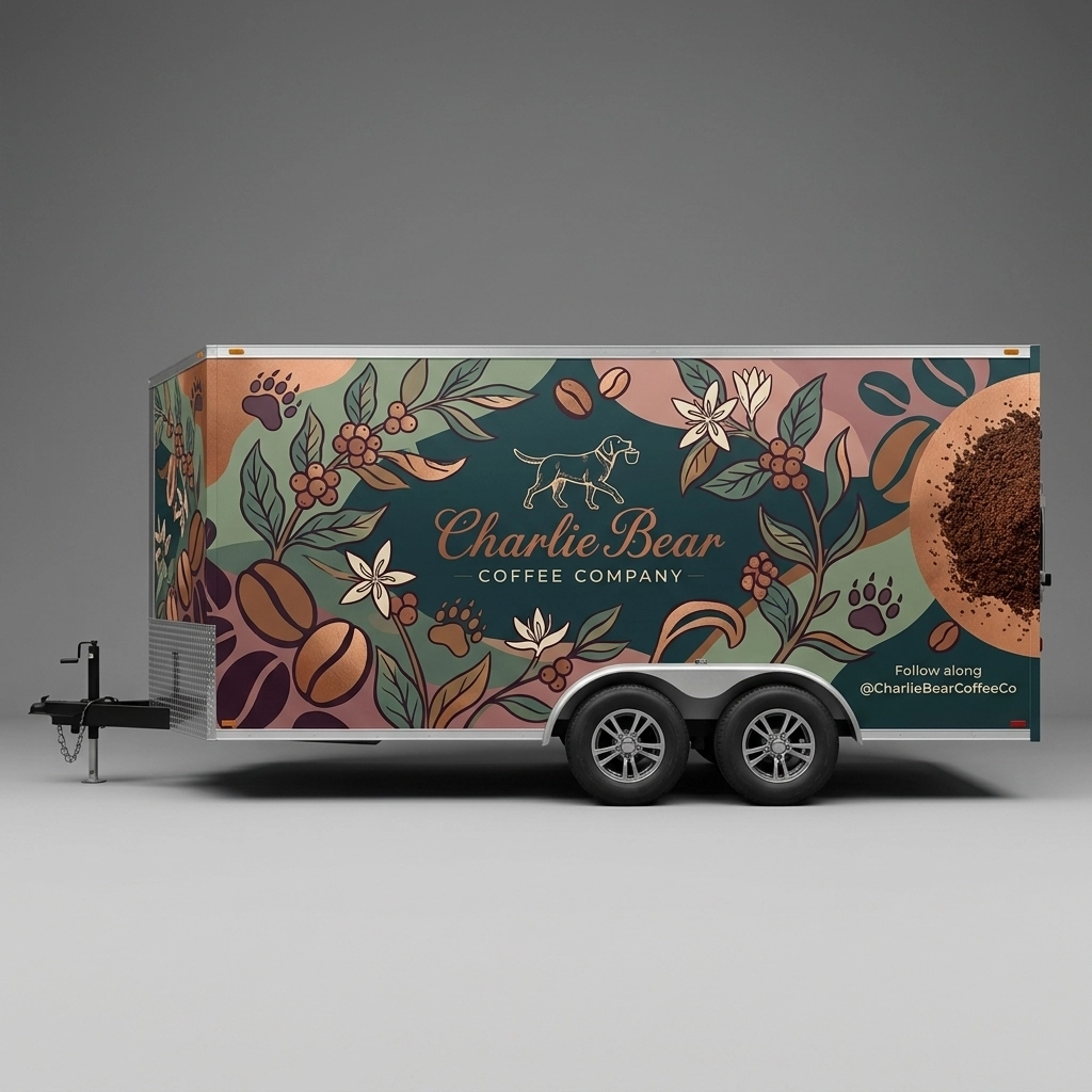Flat Nose Trailer wrap concept