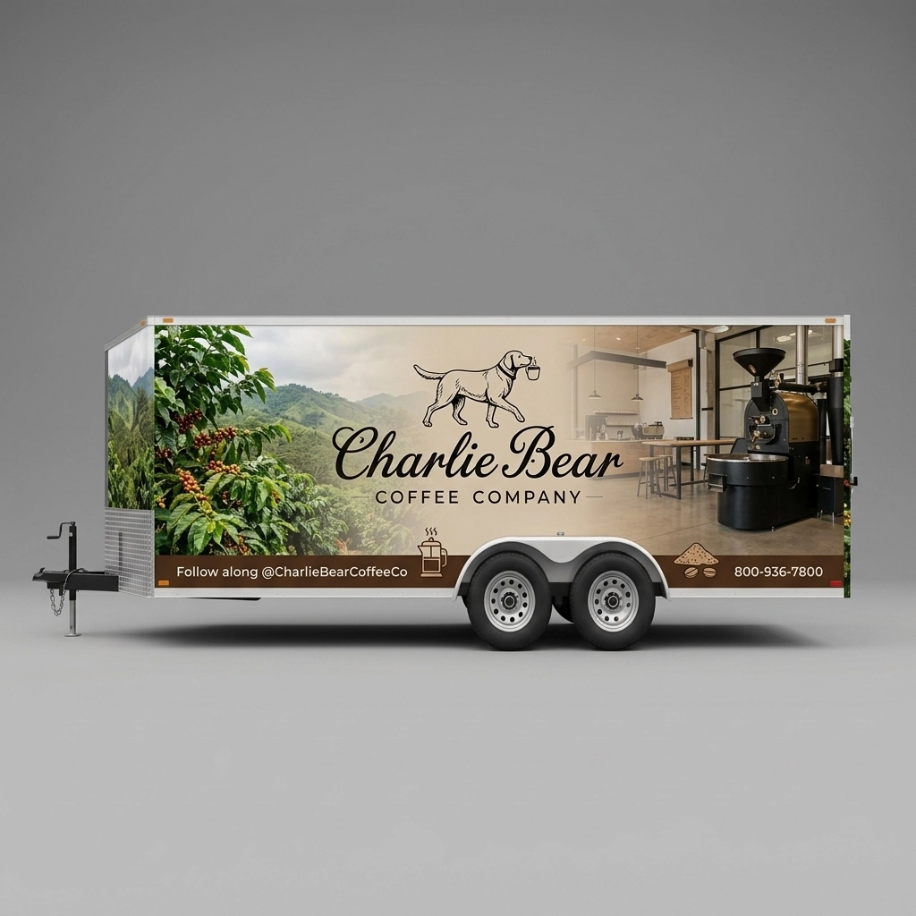 Flat Nose Trailer wrap concept