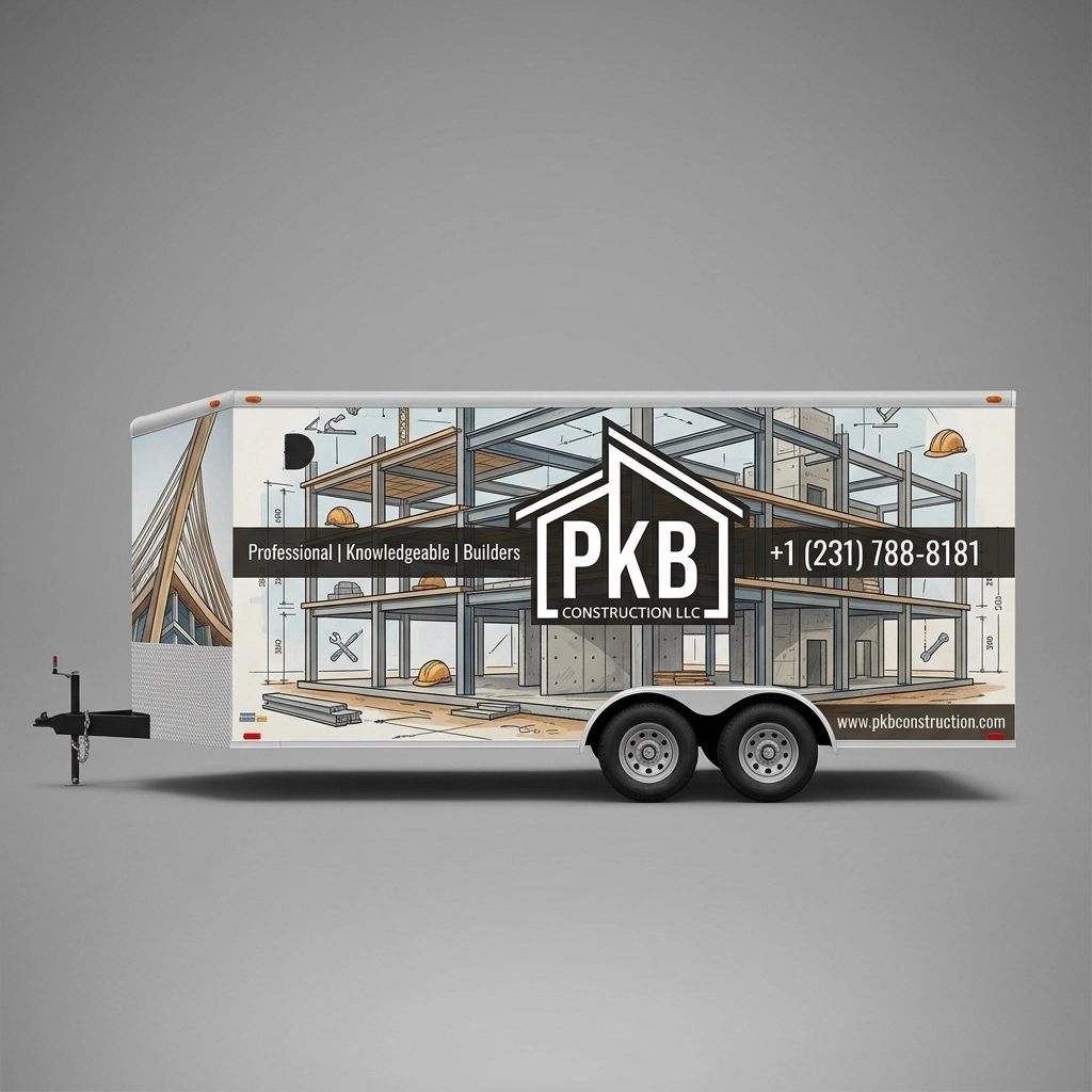 V-Nose Trailer wrap concept