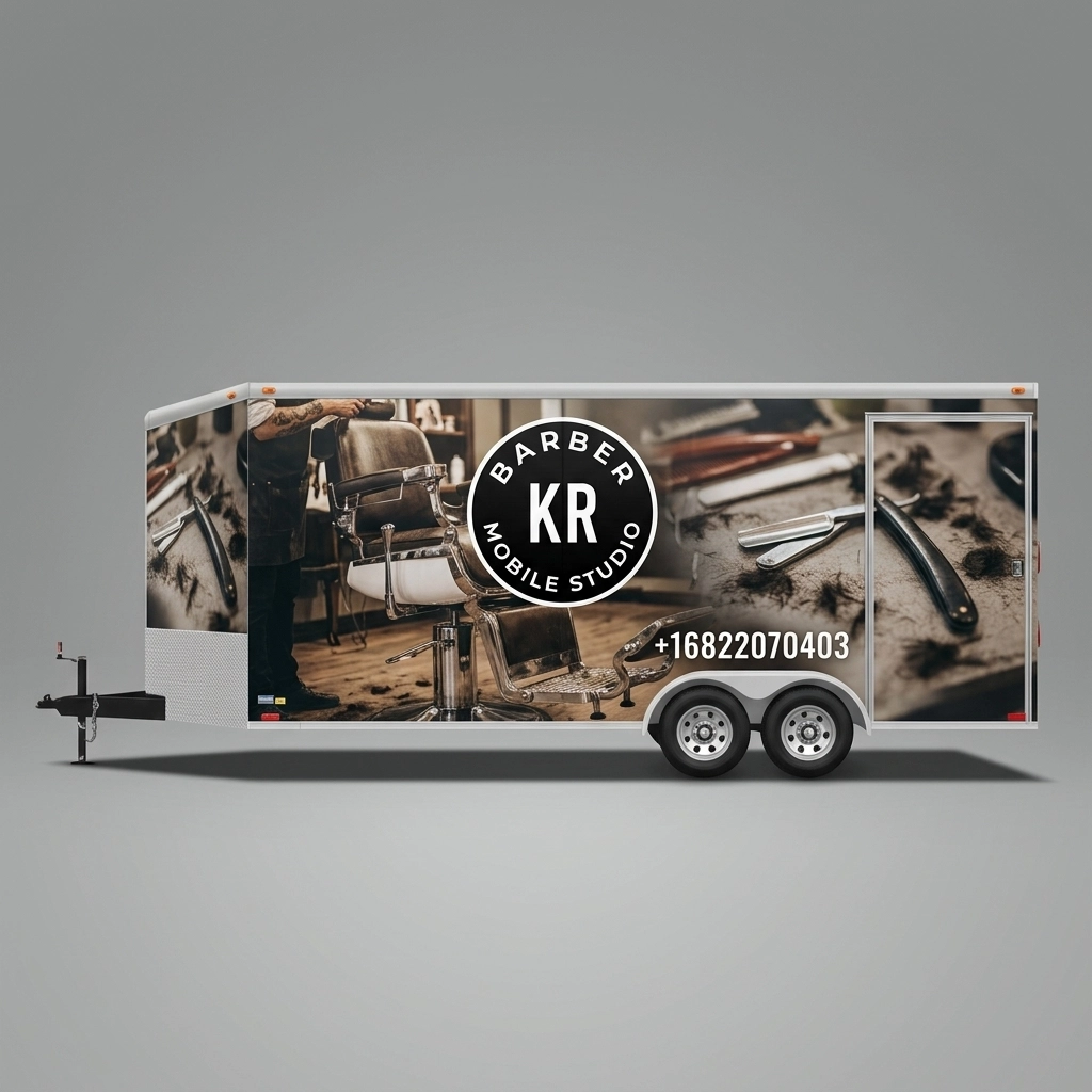 V-Nose Trailer wrap concept