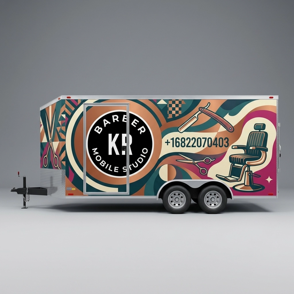 V-Nose Trailer wrap concept