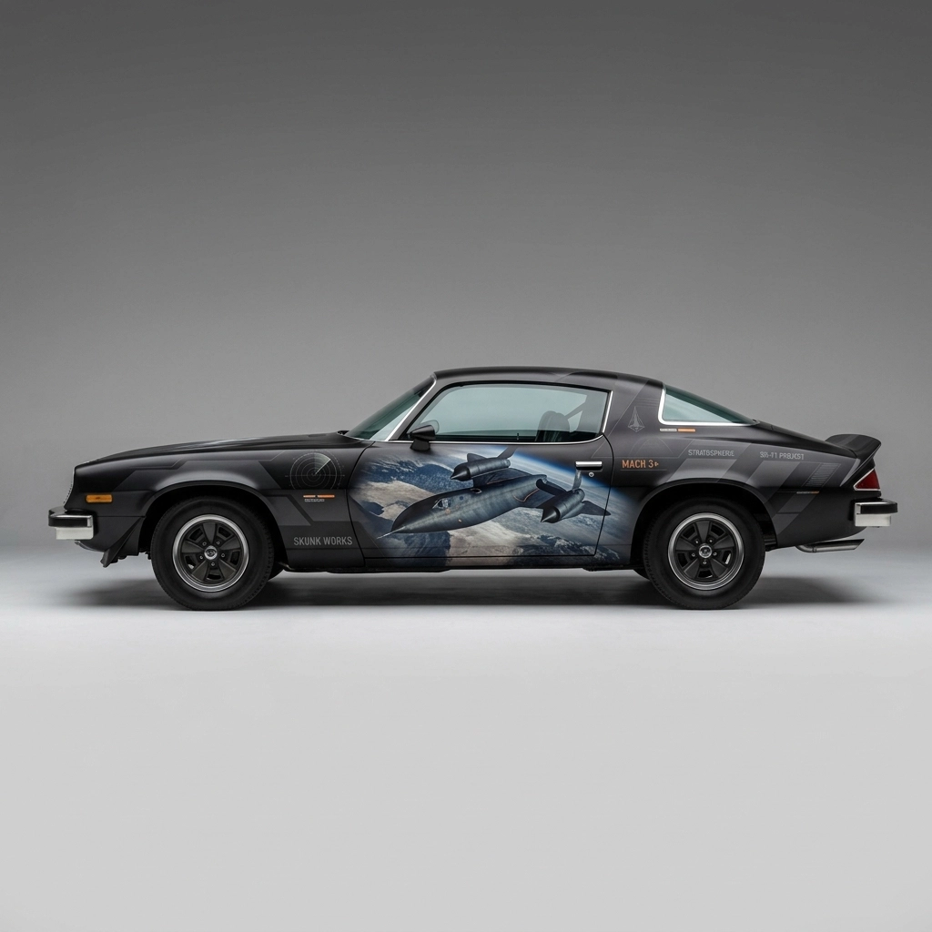 1976 Chevrolet Camaro LT wrap concept