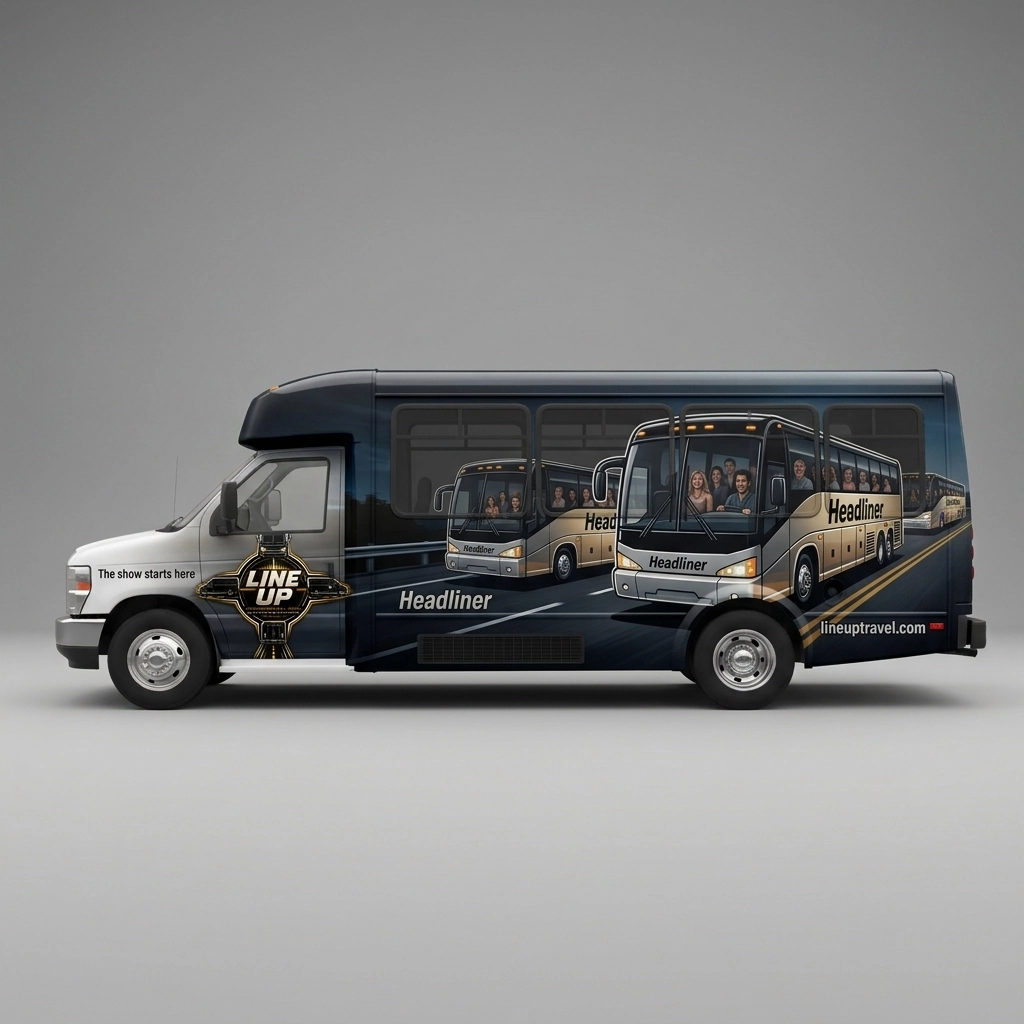 Shuttle Bus wrap concept