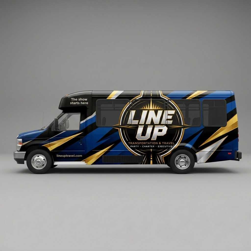 Shuttle Bus wrap concept