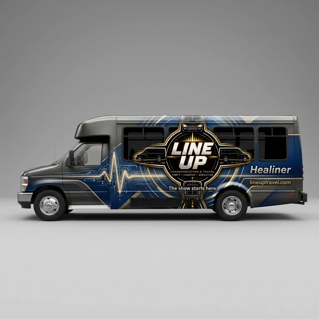 Shuttle Bus wrap concept