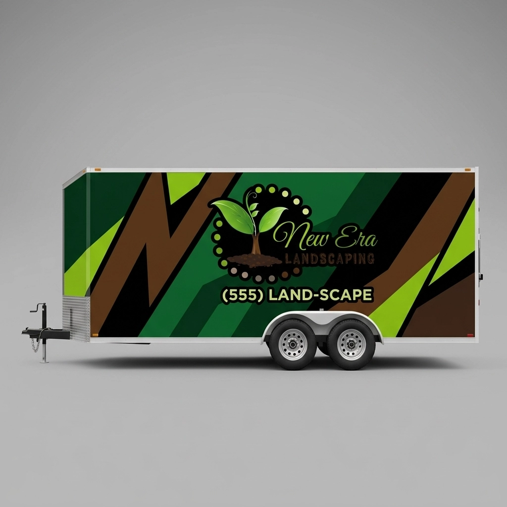 Flat Nose Trailer wrap concept