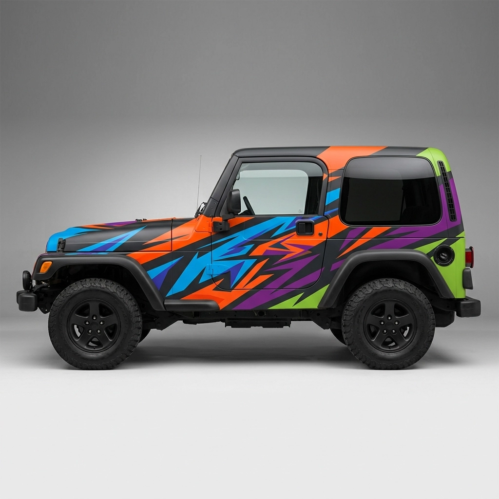 1997 Jeep Wrangler SE wrap concept