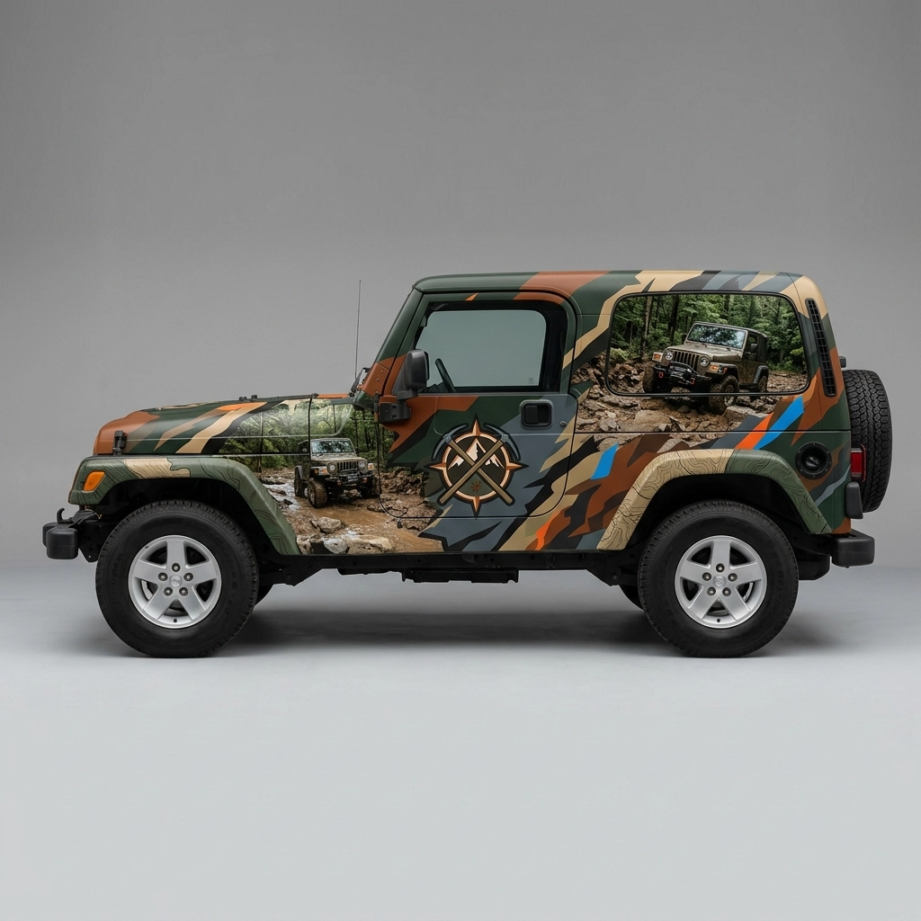 1997 Jeep Wrangler SE wrap concept