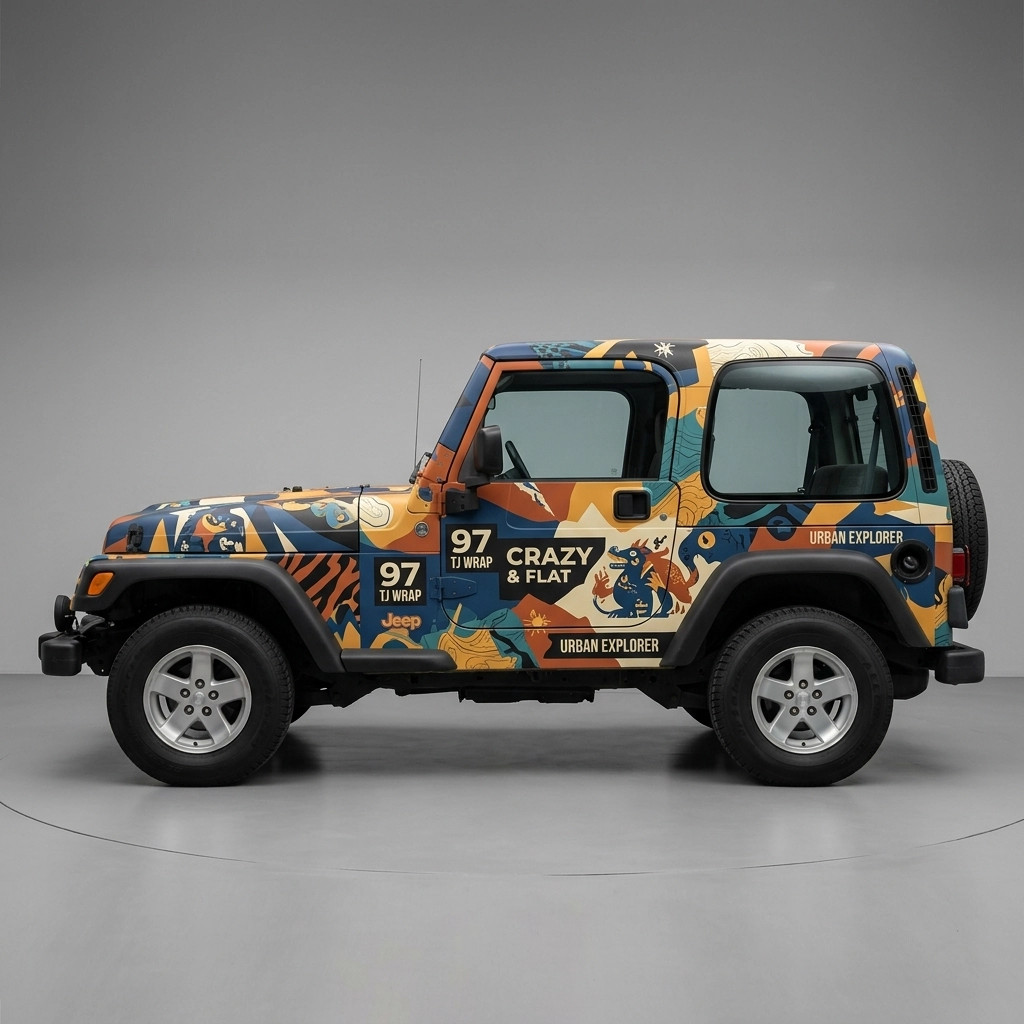 1997 Jeep Wrangler SE wrap concept