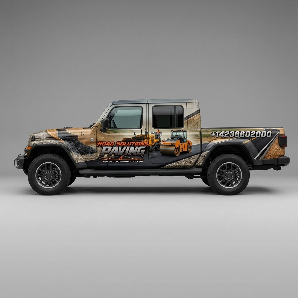 2025 Jeep Gladiator Mojave wrap concept