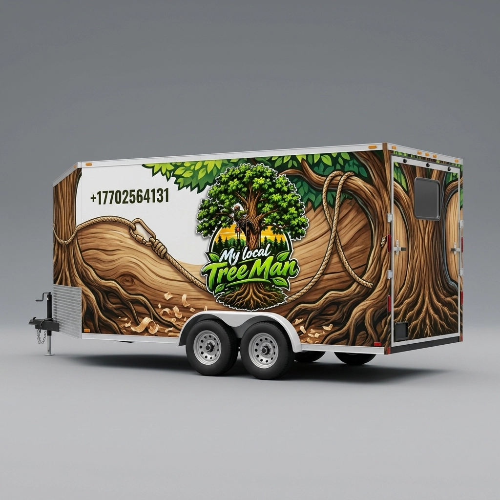 Flat Nose Trailer wrap concept