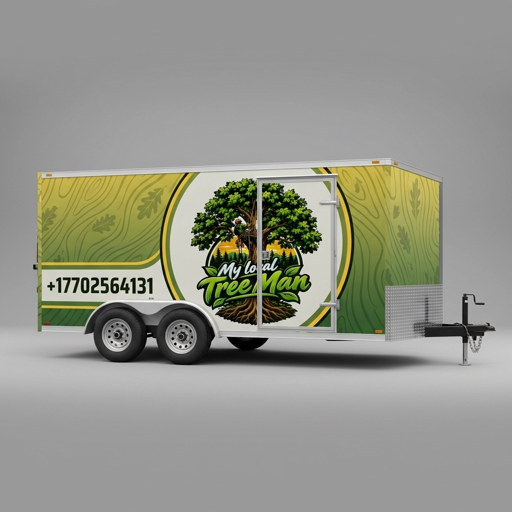Flat Nose Trailer wrap concept
