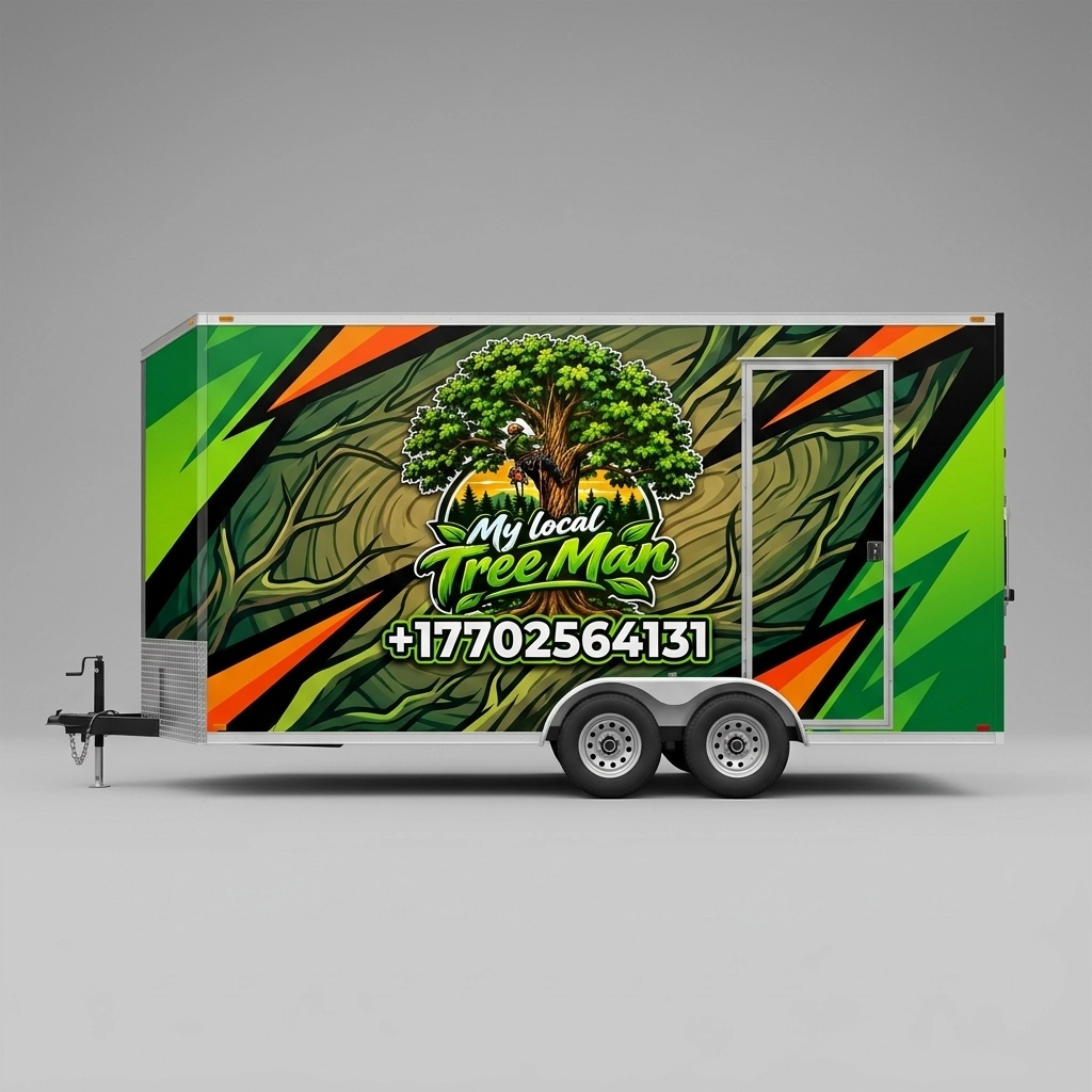 Flat Nose Trailer wrap concept