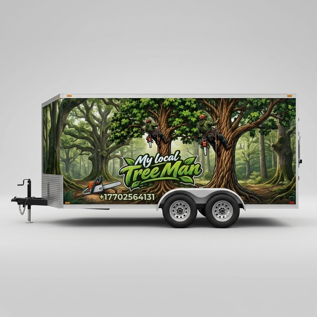Flat Nose Trailer wrap concept