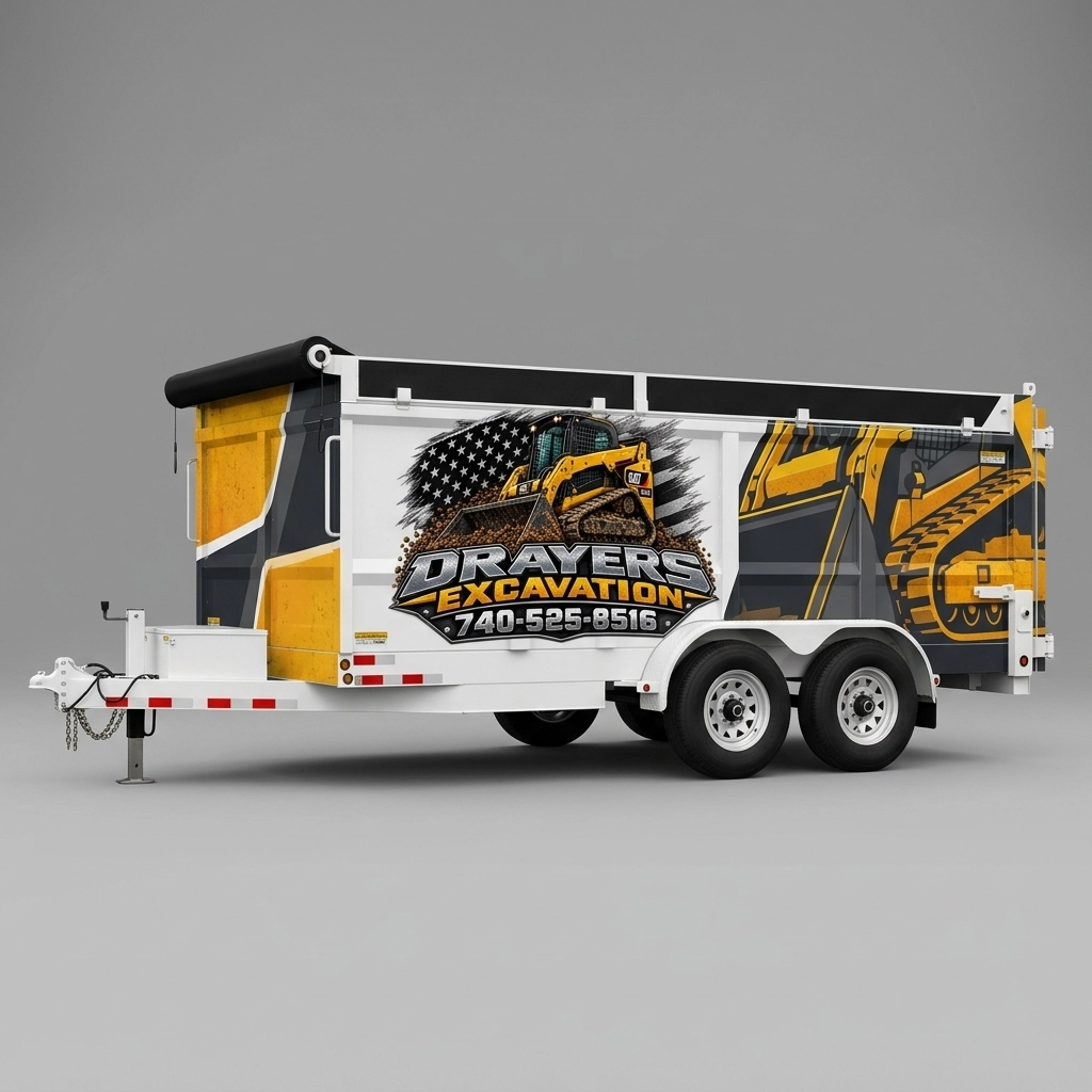 Dump Trailer wrap concept