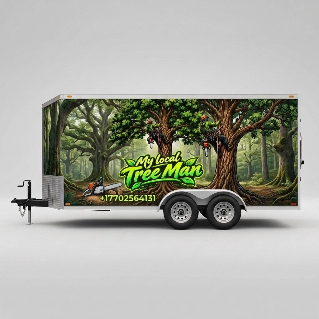 Flat Nose Trailer wrap concept