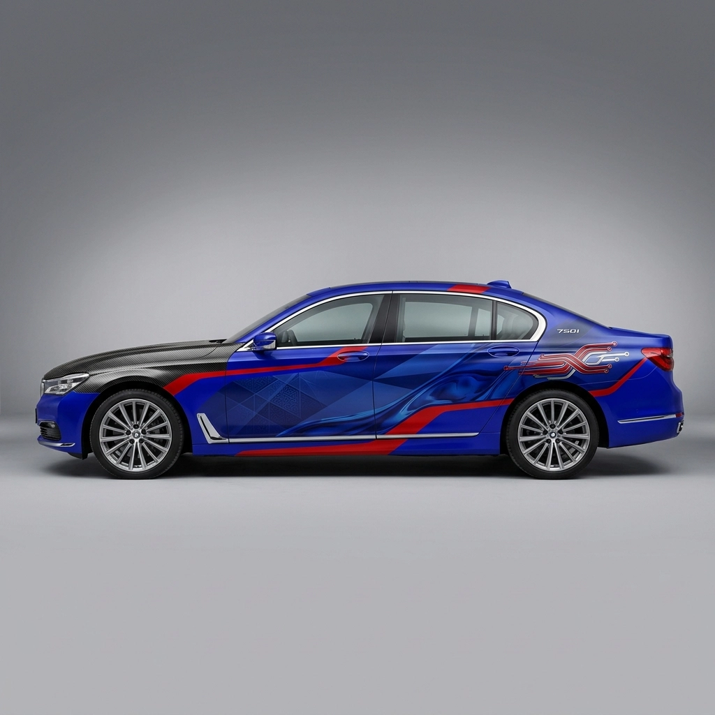2017 BMW 750i xDrive Base wrap concept