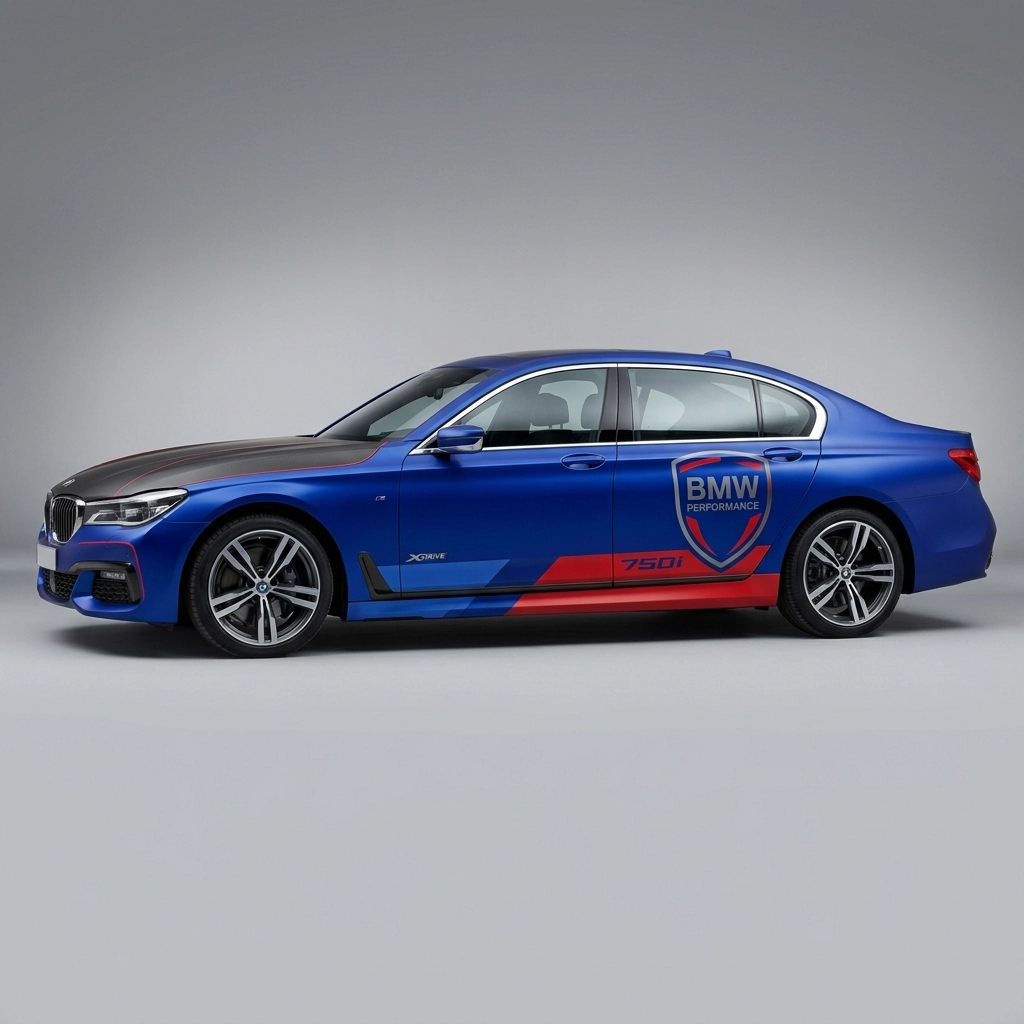 2017 BMW 750i xDrive Base wrap concept