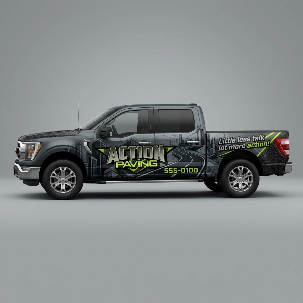 2025 Ford F-150 STX wrap concept