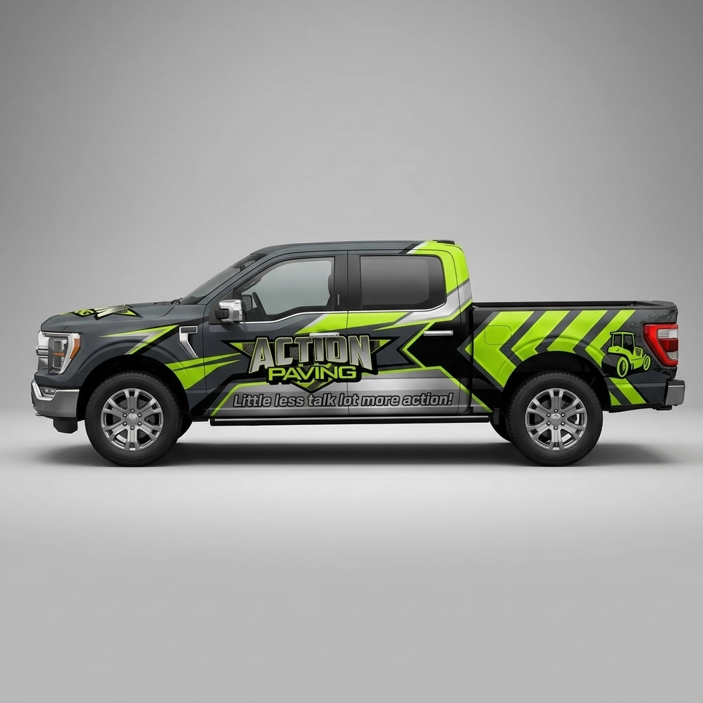 2025 Ford F-150 STX wrap concept