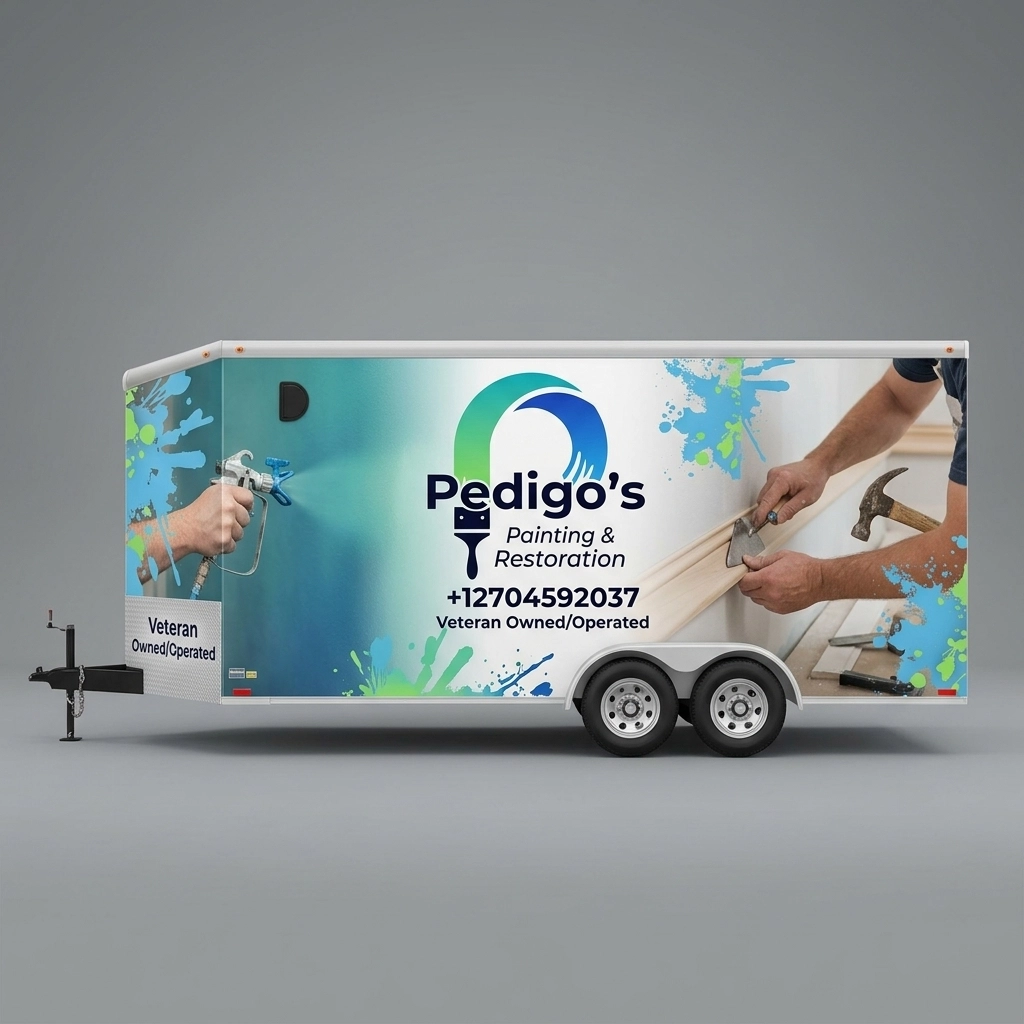V-Nose Trailer wrap concept