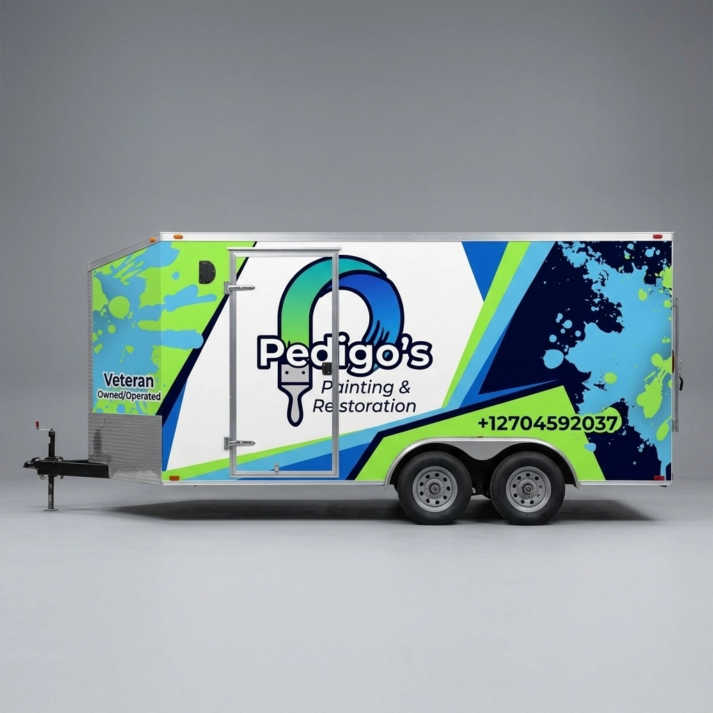 V-Nose Trailer wrap concept