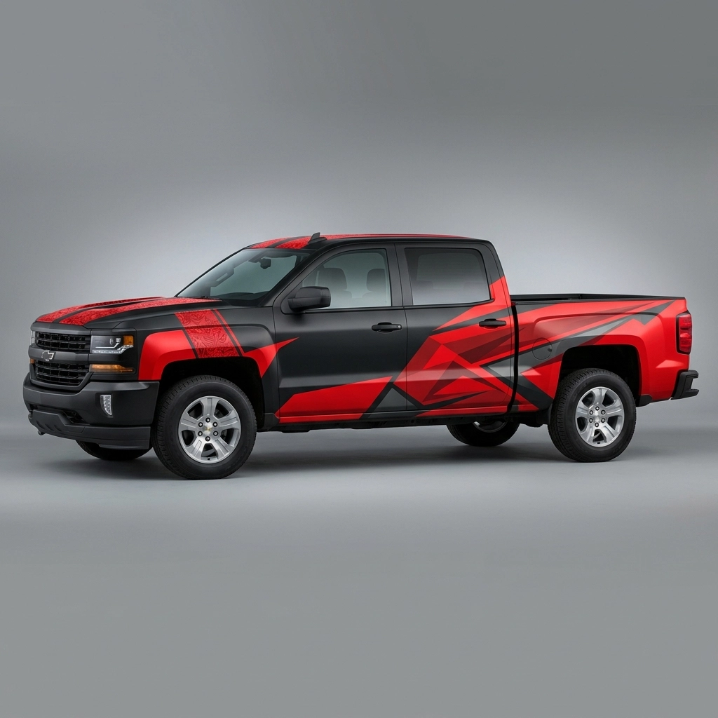 2018 Chevrolet Silverado 1500 LS wrap concept