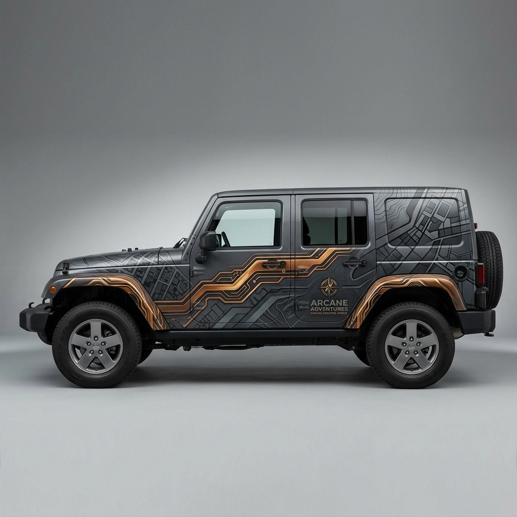 2013 Jeep Wrangler Sport wrap concept