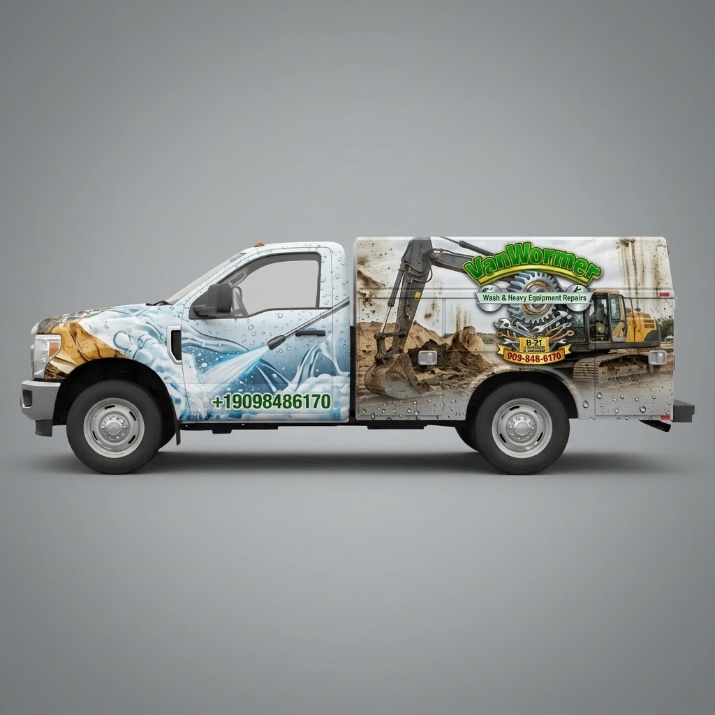 Utility Body Truck wrap concept