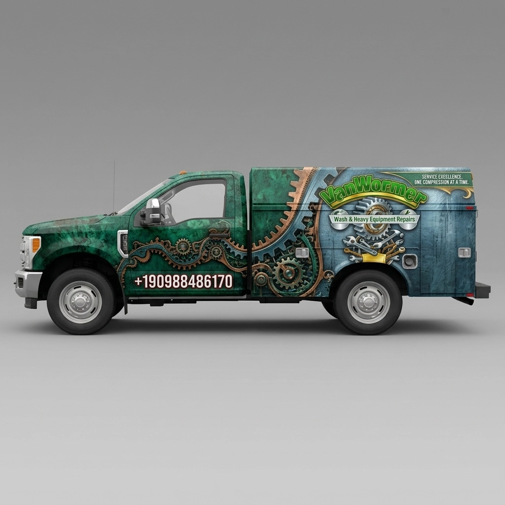 Utility Body Truck wrap concept