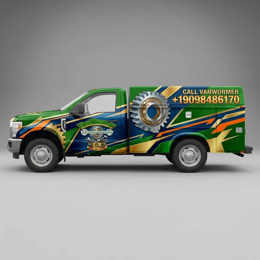 Utility Body Truck wrap concept