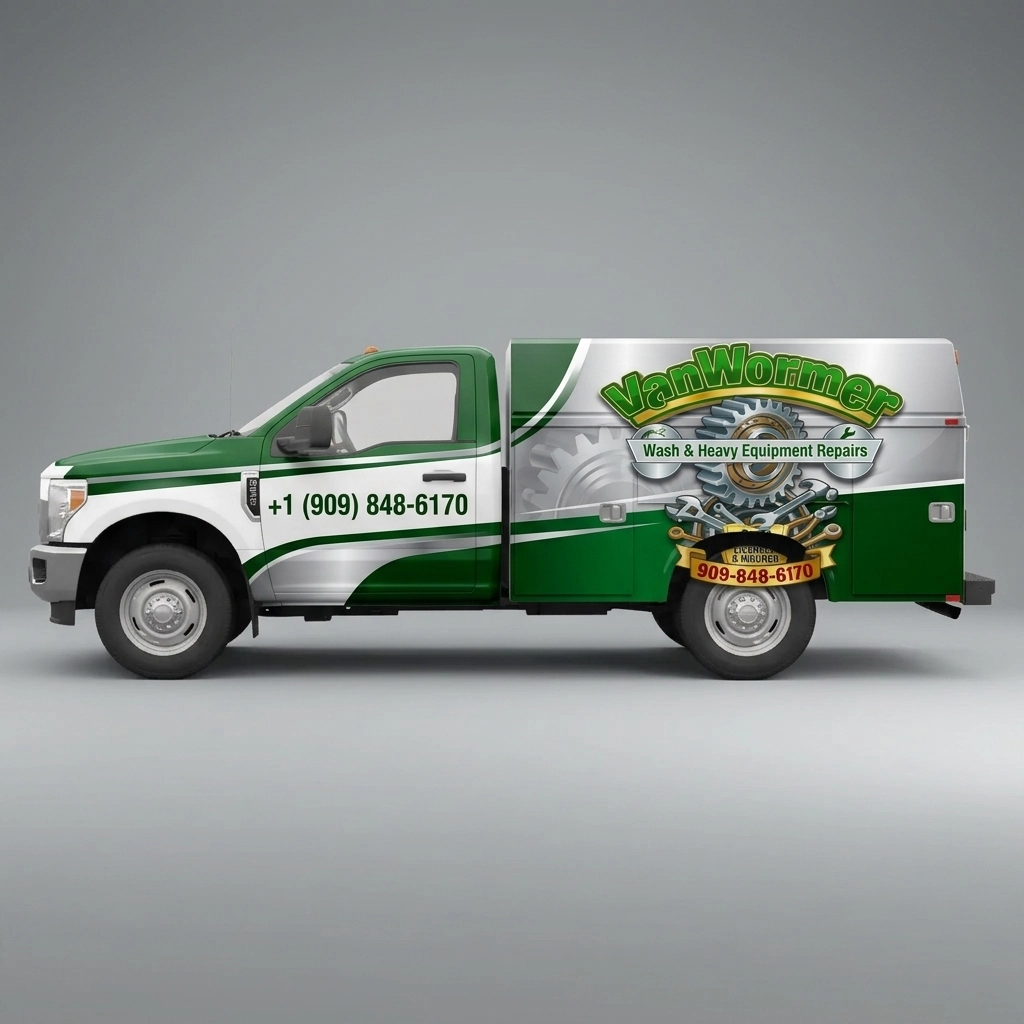 Utility Body Truck wrap concept