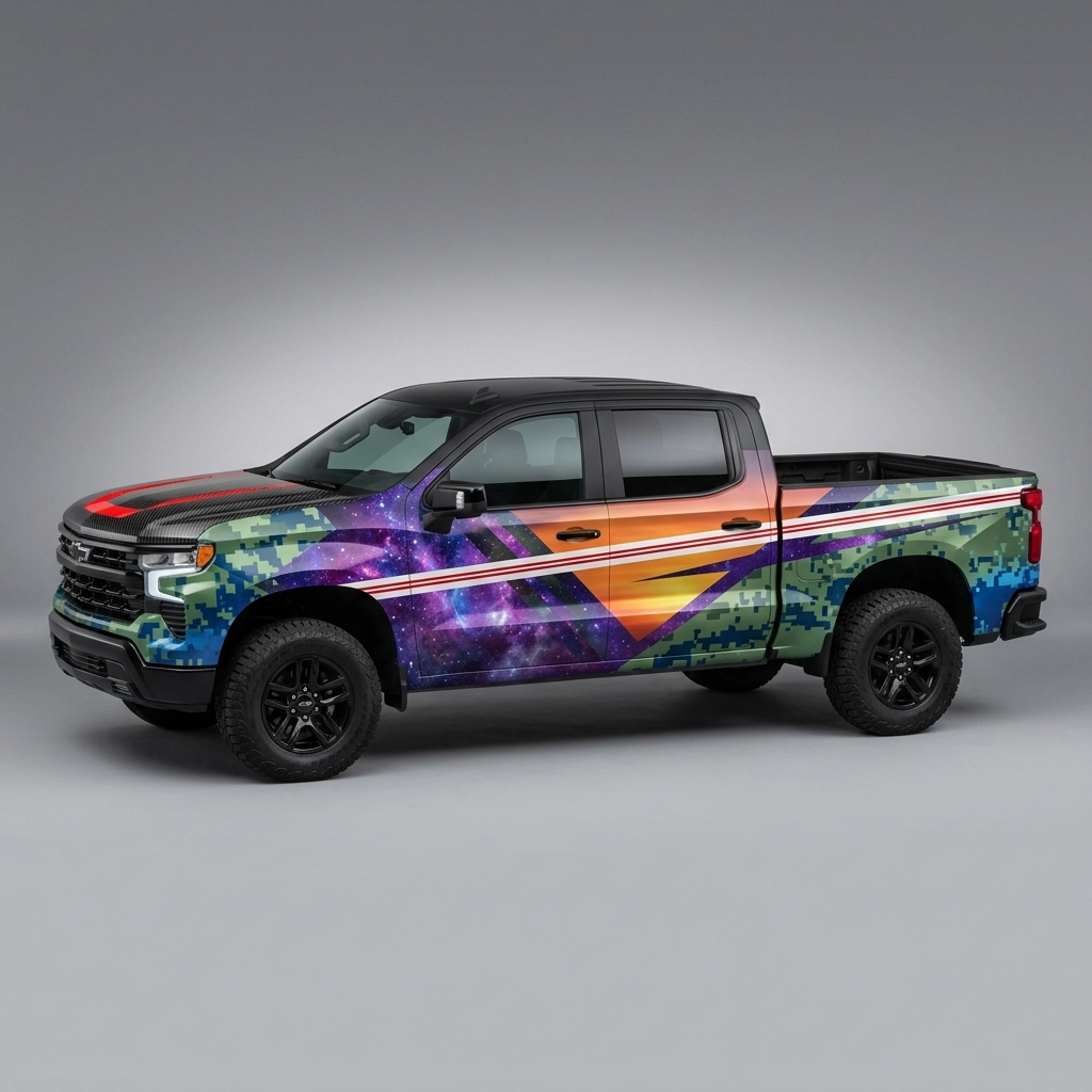 2025 Chevrolet Silverado 1500 LT Trail Boss wrap concept