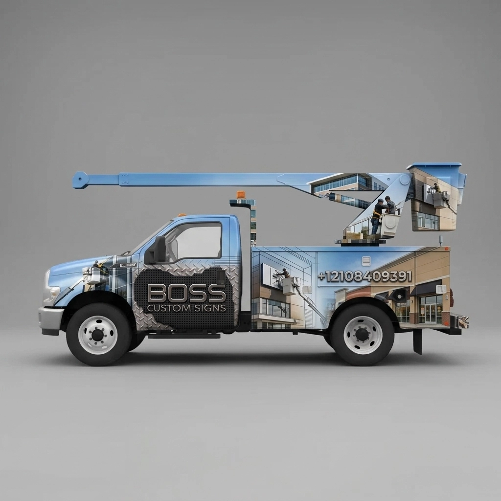 Bucket Truck wrap concept