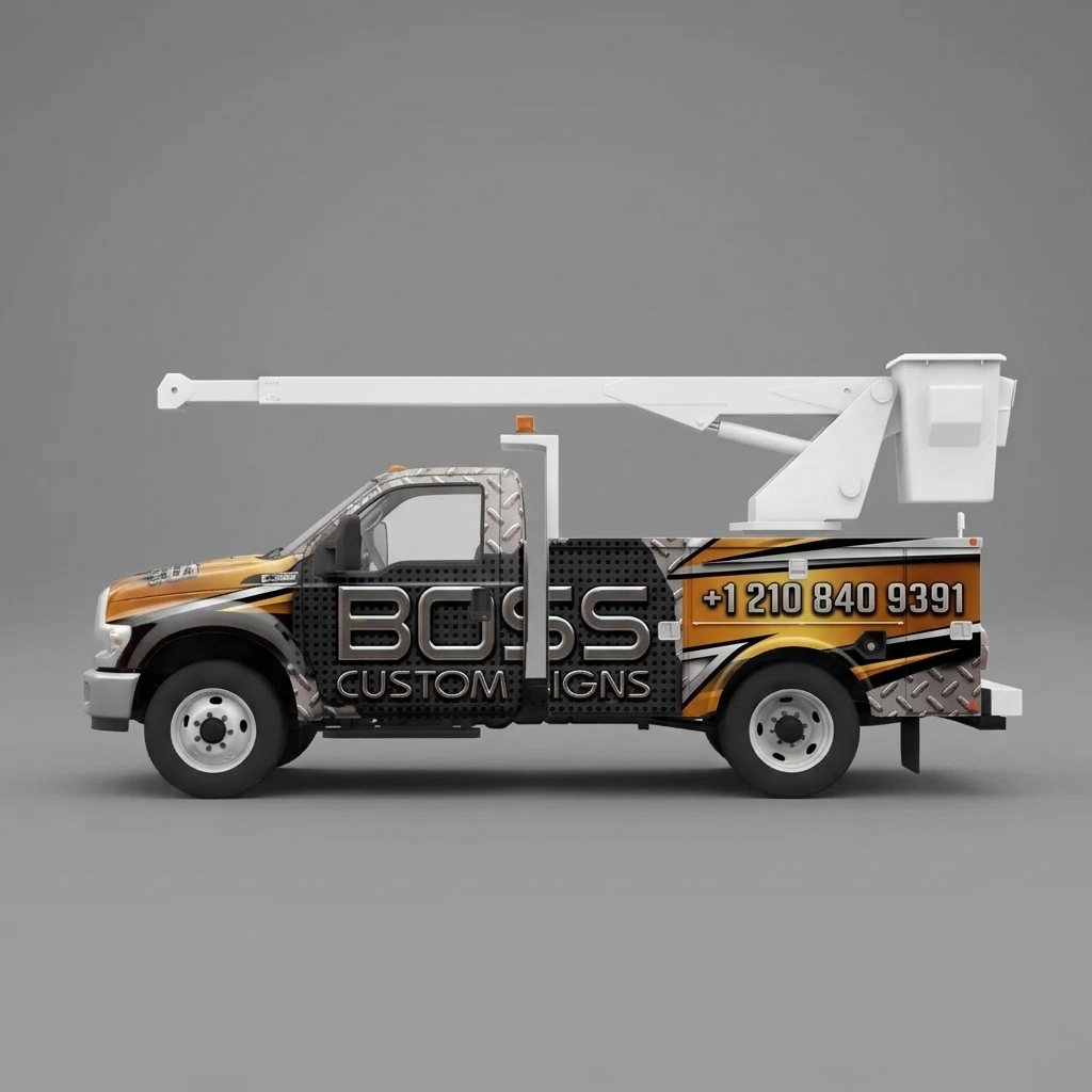 Bucket Truck wrap concept