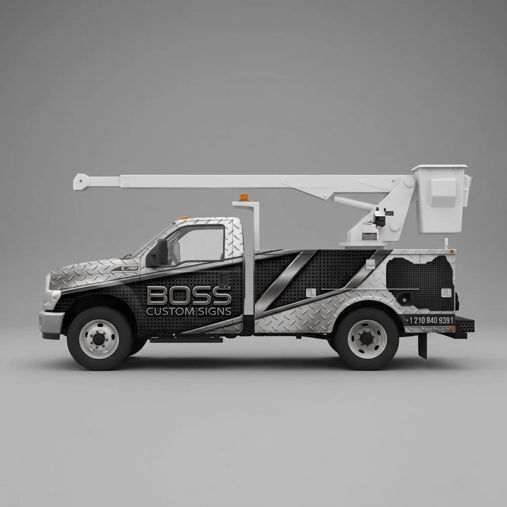 Bucket Truck wrap concept